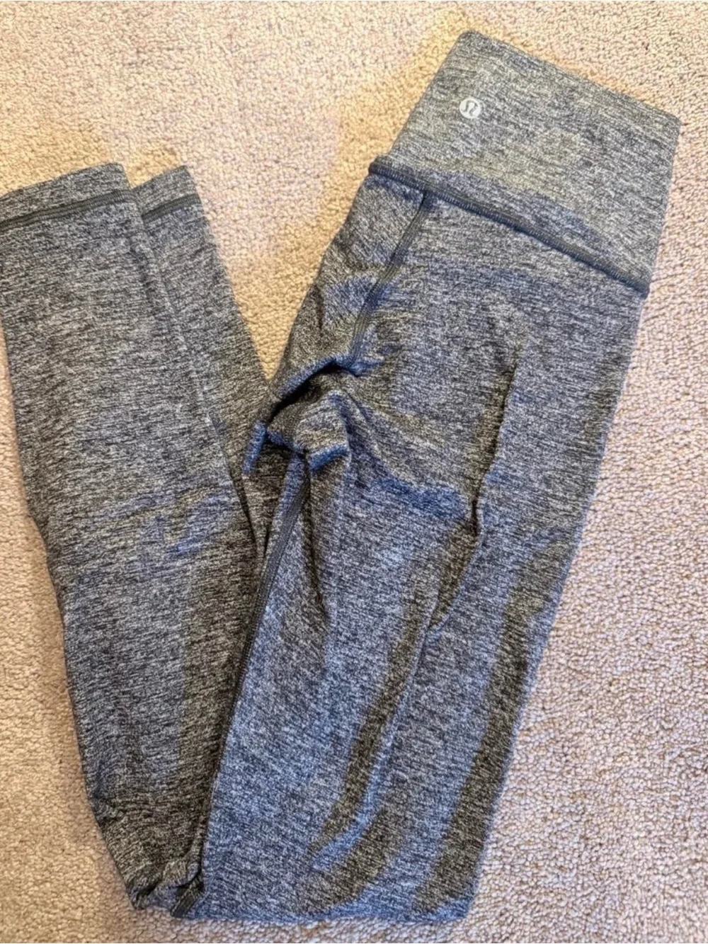 lululemon athletica Heather Charcoal High-Rise Leggings
